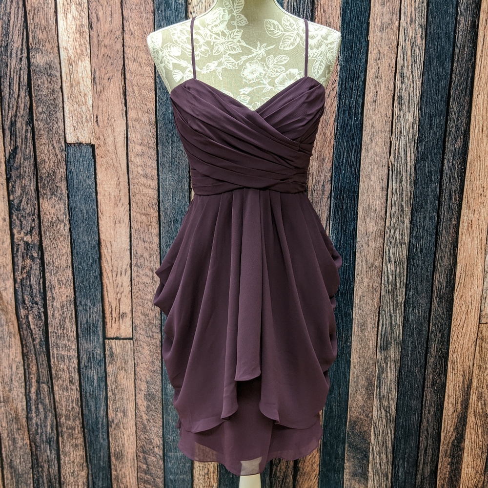 Eggplant Formal Cross Strap
